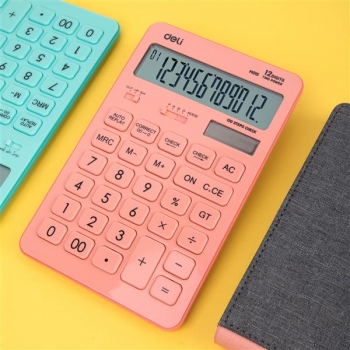 Calculator Birou 12Dig 1541 Roz Pastel Deli