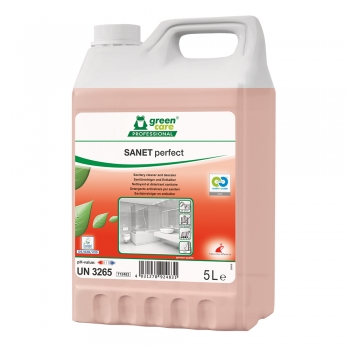 Detergent ecologic pentru spatii sanitare SANET PERFECT, 5 l