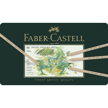 Creioane Pastel Pitt 60 Culori Faber-Castell