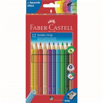 Creioane Colorate Jumbo Grip Faber-Castell