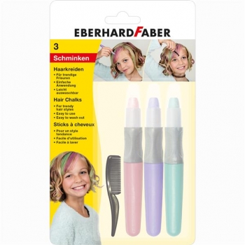 Set Colorare Par Creioane Pastel cu Pieptan Eberhard Faber