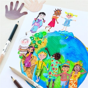 Creioane Colorate Children Of The World Faber-Castell