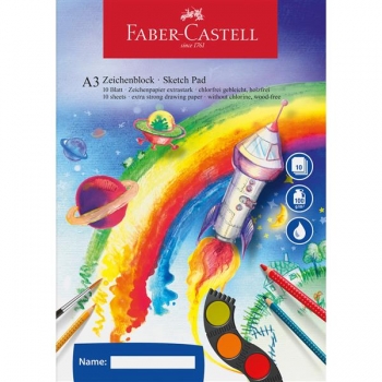 Bloc pentru Desen Acuarela A3 Faber-Castell