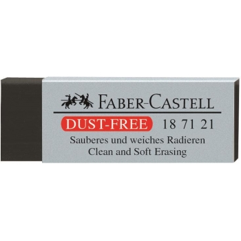 Radiera Creion Dust Free Neagra Faber-Castell