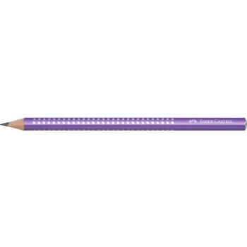 Creion Grafit B Sparkle Jumbo Violet 2019 Faber-Castell
